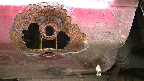 repairing rust holes without welding